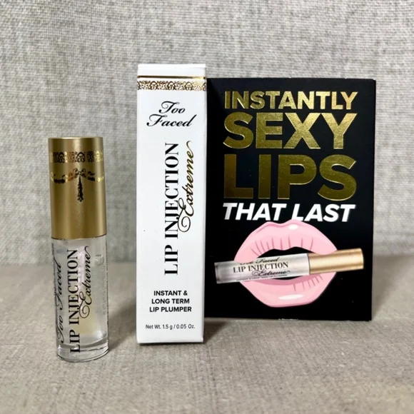 ❤️3 for $25❤️ Last one‼️ Too Faced Lip Injection Extreme Lip Plumper mini - Picture 4 of 4